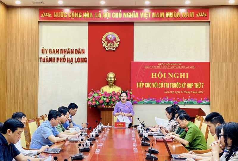  Đại biểu Quốc hội tỉnh tiếp xúc cử tri TP Hạ Long trước kỳ họp thứ 7, Quốc hội khoá XV