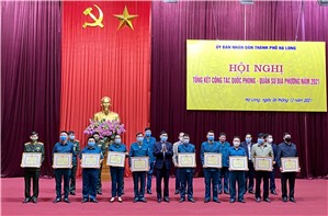 Tổng kết công tác quốc phòng, quân sự địa phương năm 2021