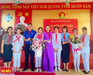 Trường TH&THCS Tuần Châu Đại hội Liên đội nhiệm kỳ năm học 2022- 2023.