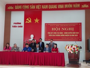  HỘI NGHỊ TỔNG KẾT CÔNG TÁC ĐẢNG - CHÍNH QUYỀN 2022. TRIỂN KHAI PHƯƠNG HƯỚNG, NHIỆM VỤ NĂM 2023