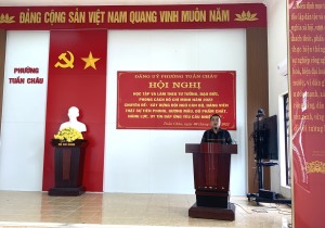 Hội nghị học tập và làm theo tư tưởng, đạo đức, phong cách Hồ Chí Minh năm 2022. Chuyên đề: "Xây dựng đội ngũ cán bộ, đảng viên thật sự tiên phong, gương mẫu, đủ phẩm chất, năng lực, uy tín đáp ứng yêu cầu nhiệm vụ"