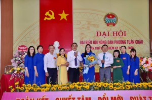  Đại hội đại biểu Hội Nông dân phường Tuần Châu nhiệm kỳ 2023 - 2028