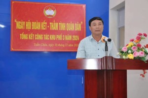 Tưng bừng Ngày hội đoàn kết- thắm tình quân dân trên địa bàn phường Tuần Châu