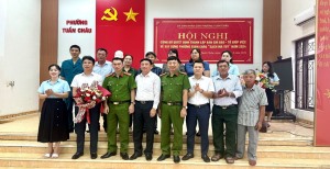 CÔNG AN PHƯỜNG TUẦN CHÂU:  Công bố Quyết định thành lập Ban chỉ đạo - Tổ giúp việc về xây dựng  phường Tuần Châu “sạch ma túy” năm 2024, giai đoạn 2024 - 2025