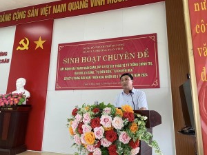Đảng bộ phường Tuần Châu tổ chức kỳ sinh hoạt chuyên đề giữa năm 2024 
