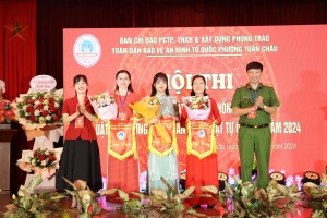 Phường Tuần Châu: Hội thi tuyên truyền Luật PCMT và Luật lực lượng bảo vệ ANTT năm 2024.