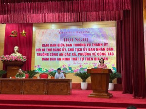 Công an các xã phường ổn định hoạt động theo mô hình mới
