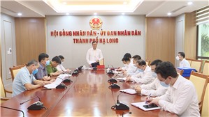 Giao ban trực tuyến triển khai một số nội dung liên quan đến công tác phòng, chống dịch bệnh covid-19 trên địa bàn thành phố